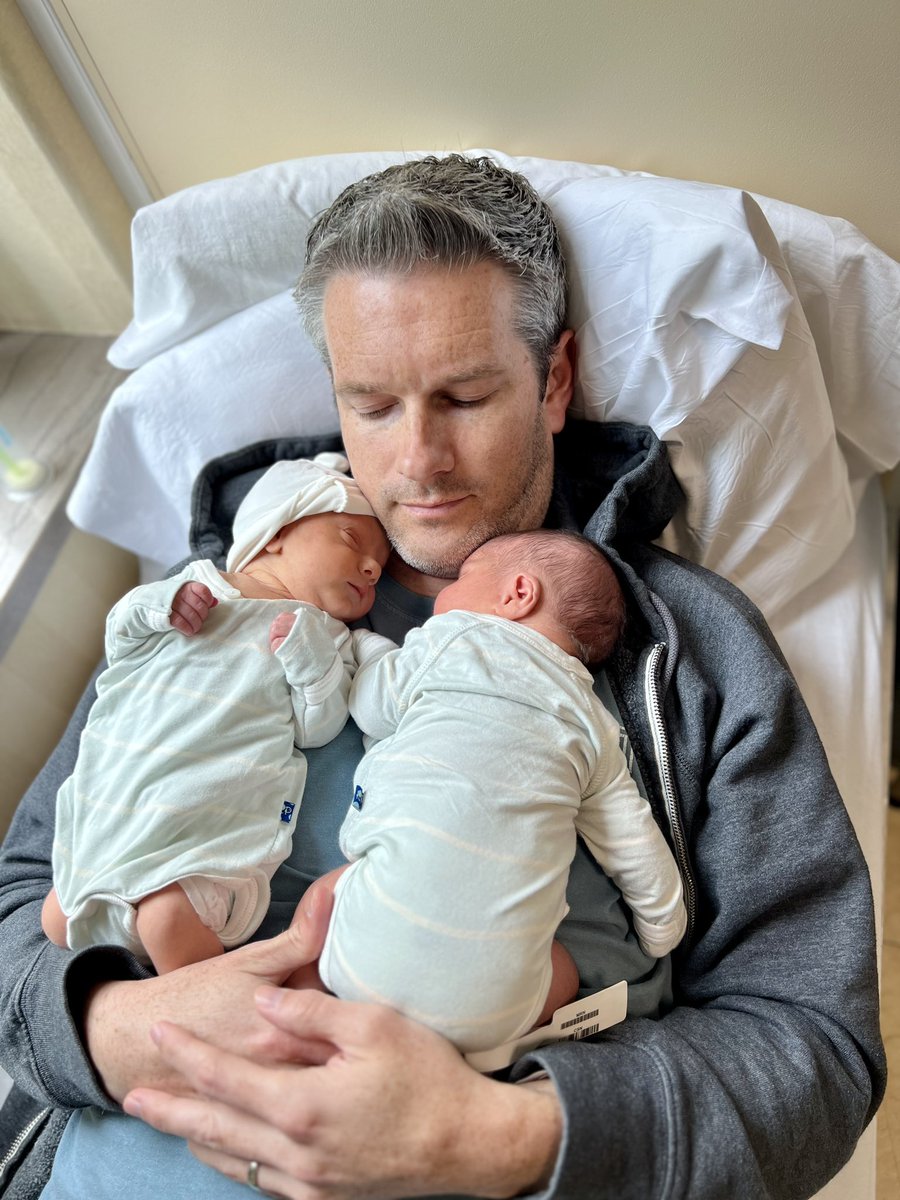 Welcome to the world, Hudson and Henry. Identical twins. Our hearts—and arms!—are full. The Lord is generous and kind.