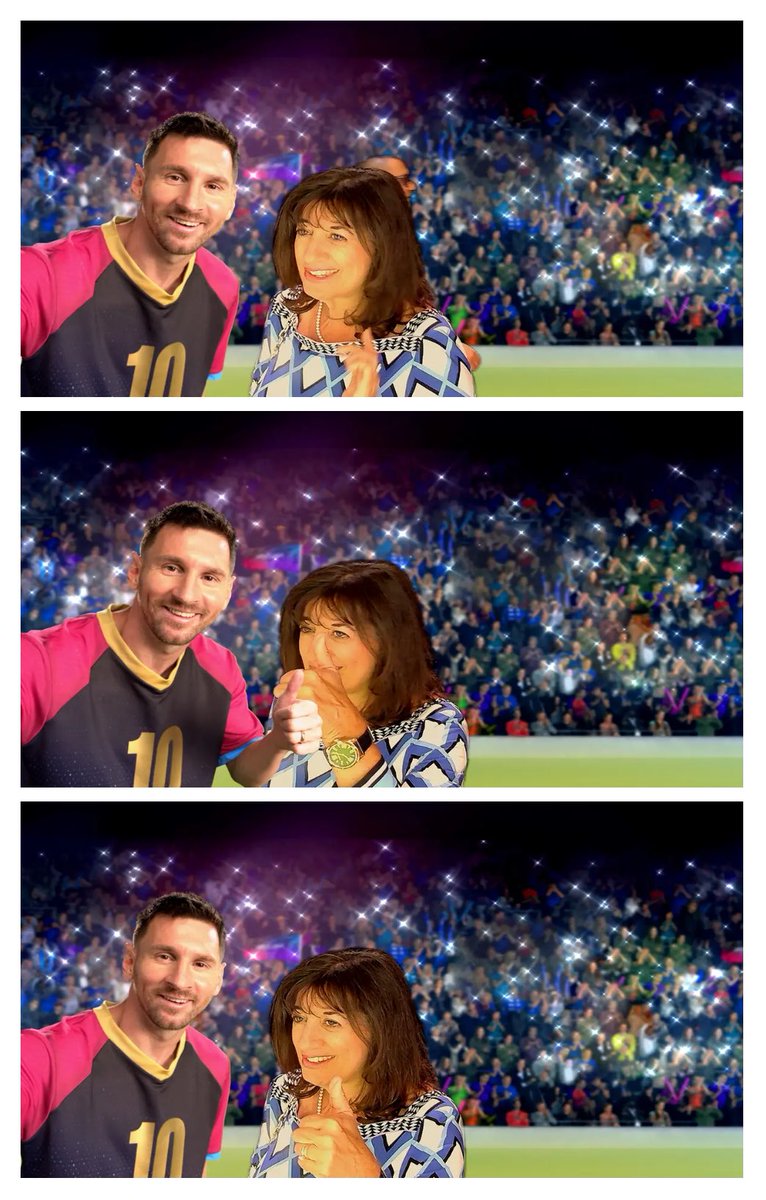 Hola 👋🏼 from the Messi 🐐 Experience! Really cool exhibit..and a selfie at the end. @MiamiHerald @HeraldSports @InterMiamiCF #Messi #InterMiamiCF #MessiExperience