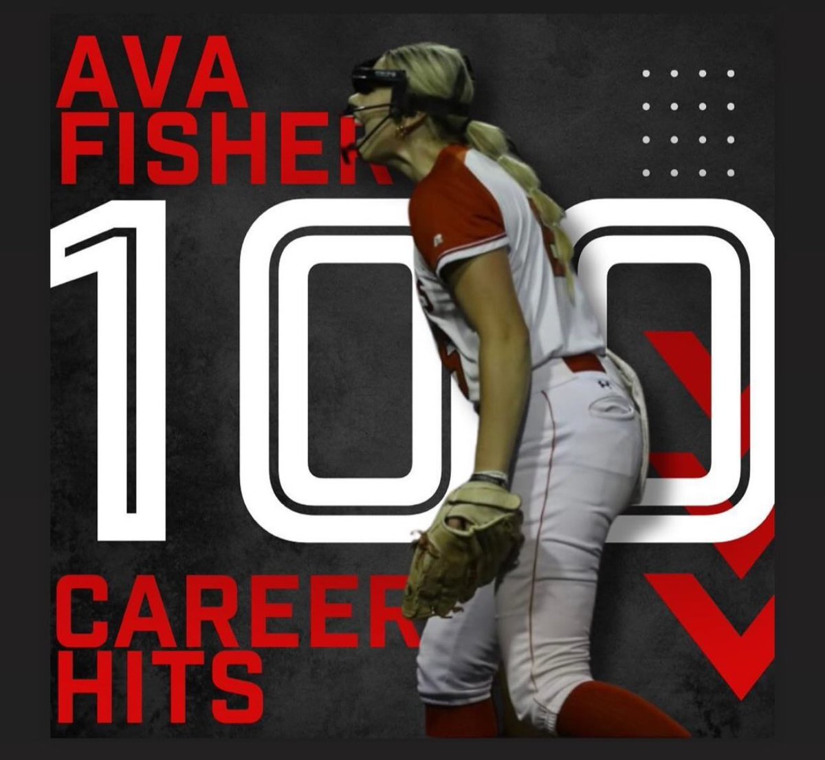 Congratulations to Ava Fisher who reached her 💯 career high school hit tonight! She is also three RBIs, shy of her 100th! Great job @avafisher2024 @Ladydukesnj @ExtraInningSB @ShaneWinkler