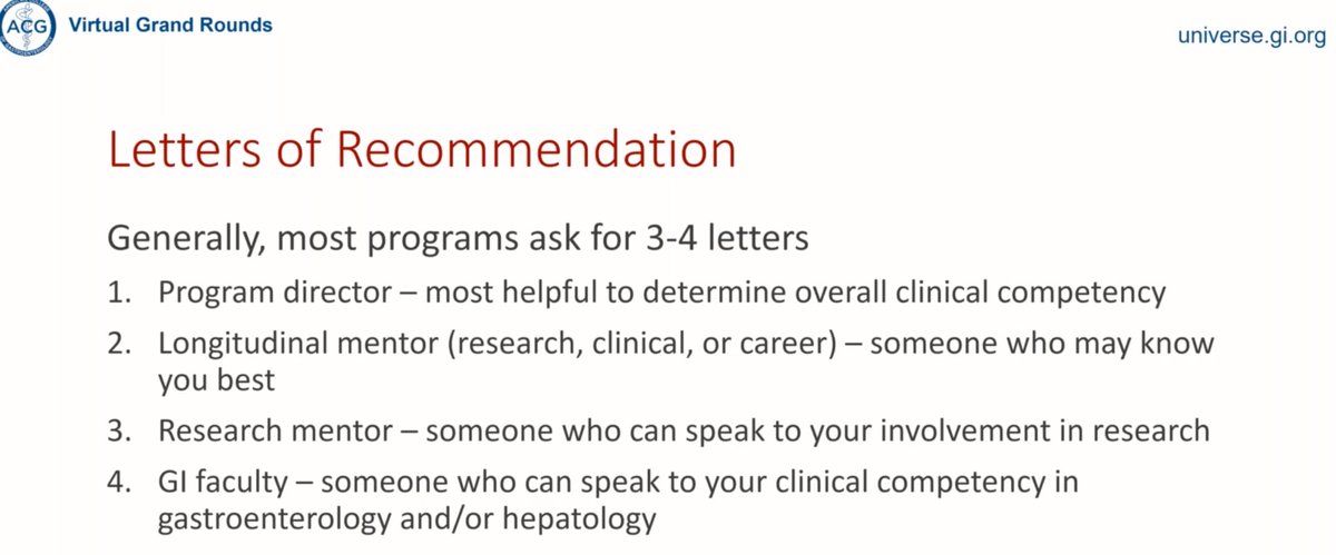 So many great tips 📝 during the @AmCollegeGastro VGR session on #GIFellowship match happening now! Many thanks to all the panelists ⭐️ and speakers 📢 for organizing this for applicants! #GITwitter #MedTwitter