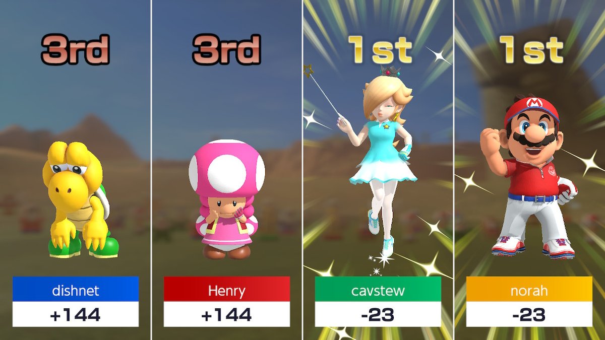 NoraMGSR's tweet photo. #MarioGolf #MarioGolfSuperRush #NintendoSwitch https://t.co/KU4oTrhWxH