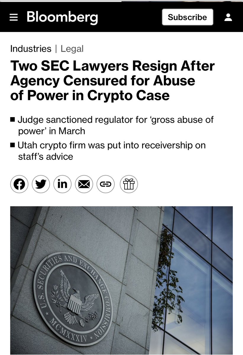 🚨 MAJOR SEC RESIGNATIONS CONIFRMED DUE TO ABUSE OF POWER! GARY GENSLER LIKELY UP NEXT! ONCE THEY ARE GONE RIPPLE OFFICIALLY BECOMES THE ONLY USA REGULATED CRYPTOCURRENCY! BILLIONS IF NOT TRILLIONS LIKELY TO PUMP INTO #XRPL! 

THE TOP XRPL DEFI TOKEN @TokenCTF COULD PUMP UP TO A…