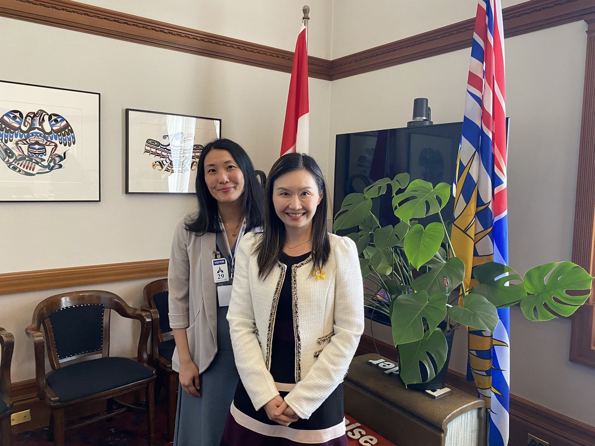 Science Meets Parliament! Thank you to Dr. Christine Ou for meeting with me to talk about your research. It’s important to understand all factors related to postpartum mental health, so our loved ones get the best care. I appreciate us sharing each other’s stories. Thank you!