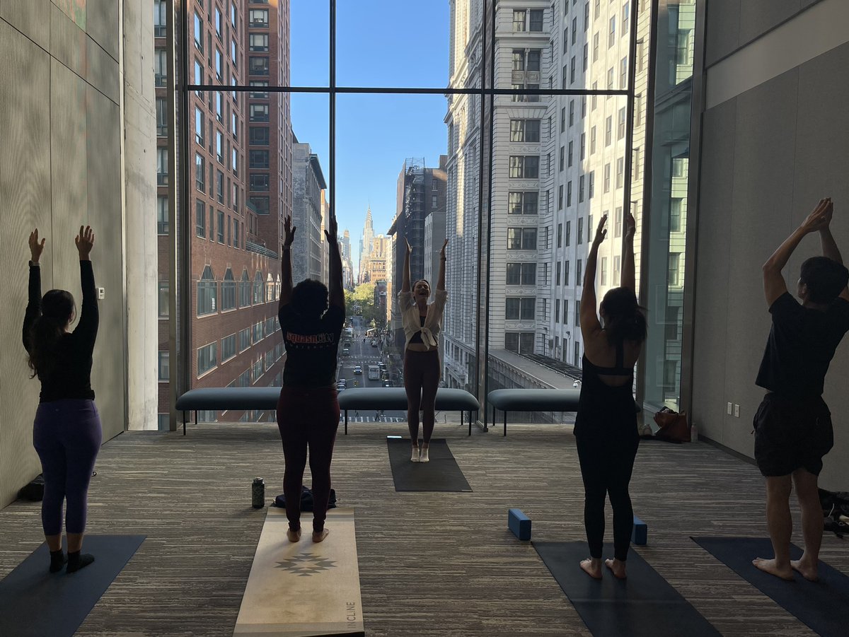 “Wellness Wednesdays' kicked off with an amazing yoga class at @CivicHall! One attendee raved: 'This was the best yoga class I've ever taken. It was inclusive and accepting.' Missed it? No worries – join us next Wednesday for another rejuvenating experience! #WellnessWednesdays