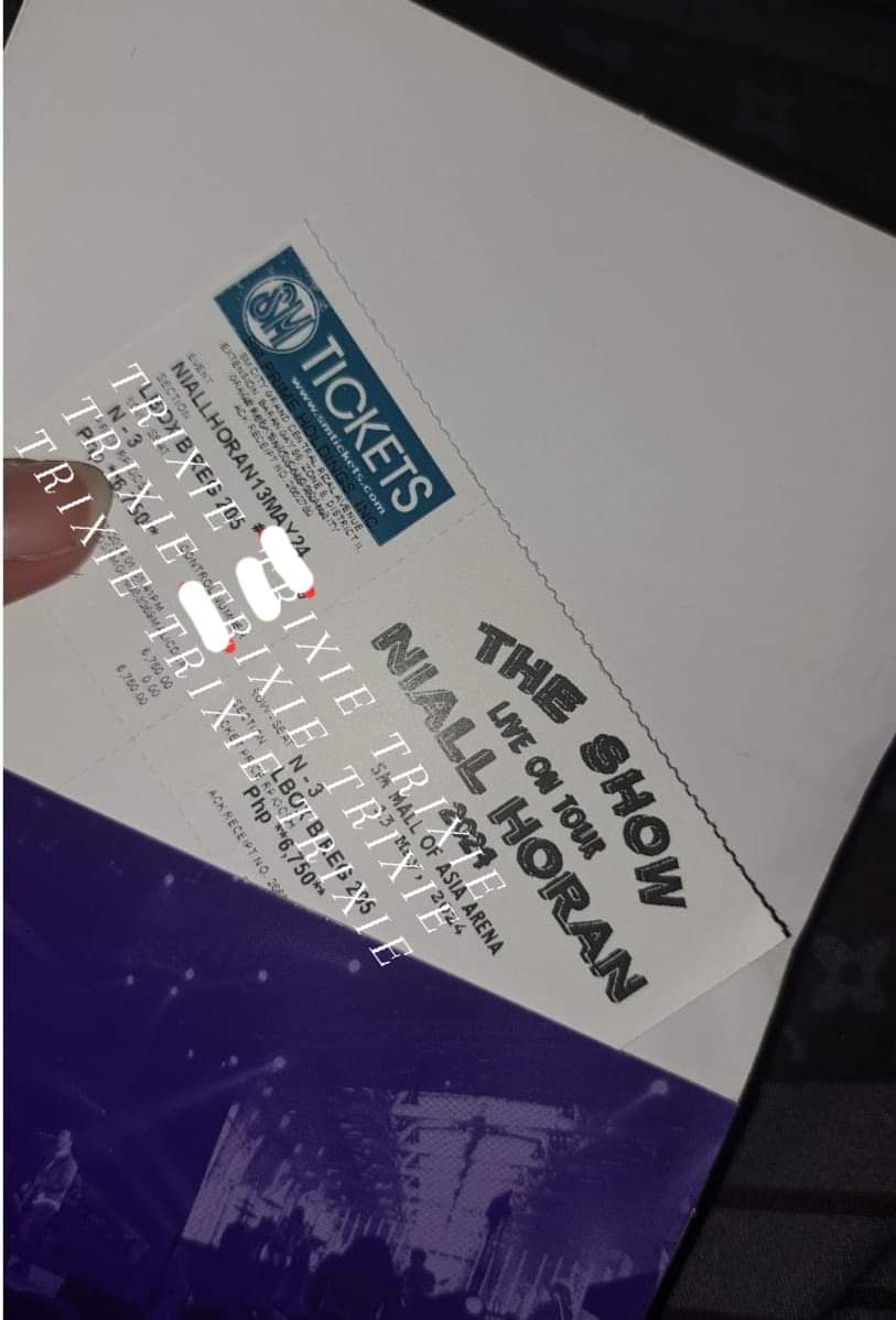 FOR SALE ‼

(1) LOWER BOX B REG 205 
Row- N   | Seat- 3
Price: negotiable
Claimed!! 

Meetup: SM Manila, SM North Edsa, SM San Lazaro or MOA
Payment: Cash or Gcash

Send me a message for inquiries!

#NiallHoranInManila 
#TheShowLiveOnTourPH