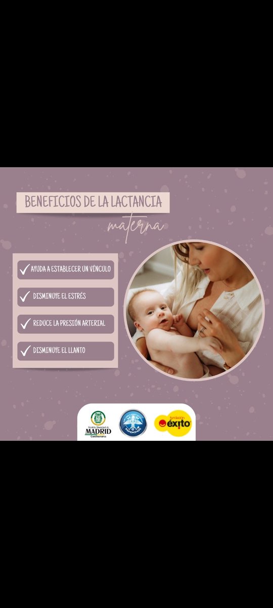 VivisProfe's tweet photo. Cada mamá que elige amamantar merece todo nuestro apoyo y admiración. ¡Juntas podemos lograrlo! 💪🤱 #Lactatón @CundinamarcaGob  @Fundacion_Exito @AlcaldiaMadrid https://t.co/Sgmfja407F