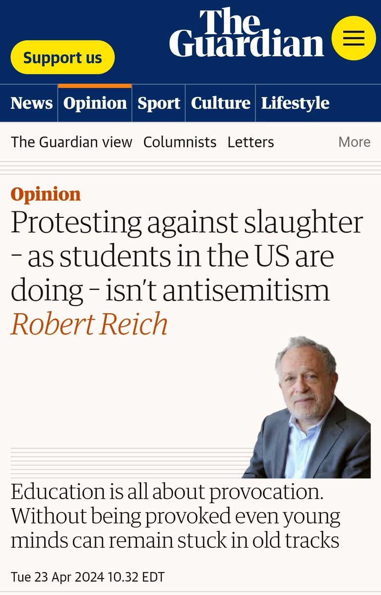 Excellent must-read piece by Robert Reich, a former US secretary of labor, who is a professor of public policy at the University of California, Berkeley, and the author of Saving Capitalism: For the Many, Not the Few and The Common Good. 'Can we be clear about a few things?…