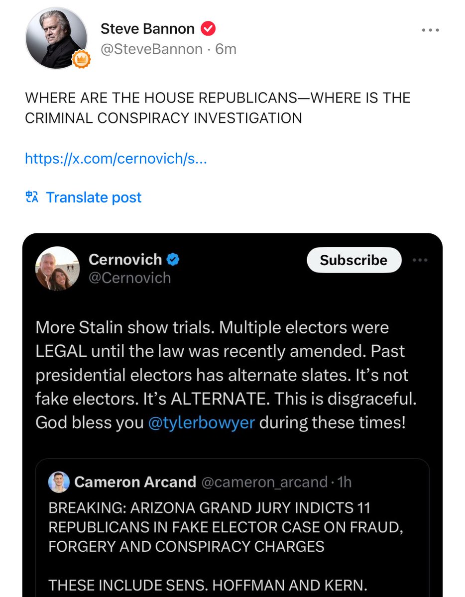 WHERE ARE THE HOUSE REPUBLICANS—WHERE IS THE CRIMINAL CONSPIRACY INVESTIGATION x.com/cernovich/stat…