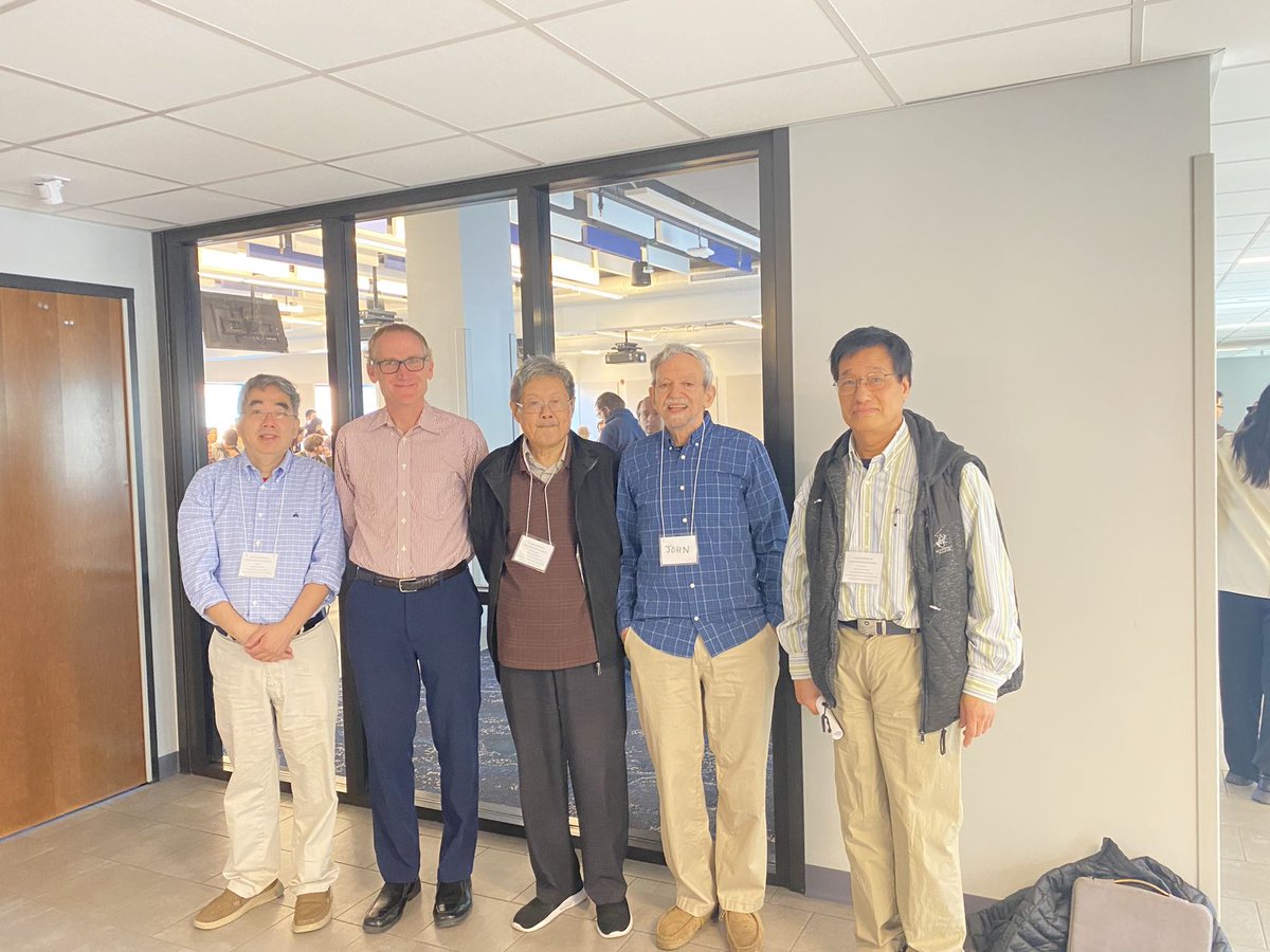 Got to spend some time with some of our outstanding faculty this past weekend at their discrete math conference celebrating the careers of CQ Zhang, John Goldwasser and Hong Jian-Lai