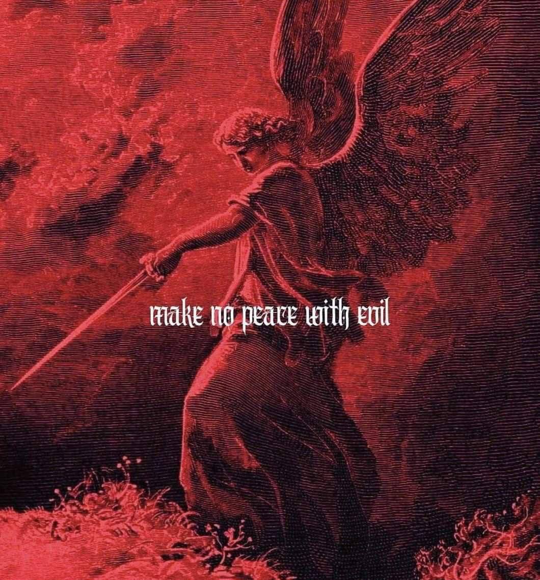 Make no peace with evil