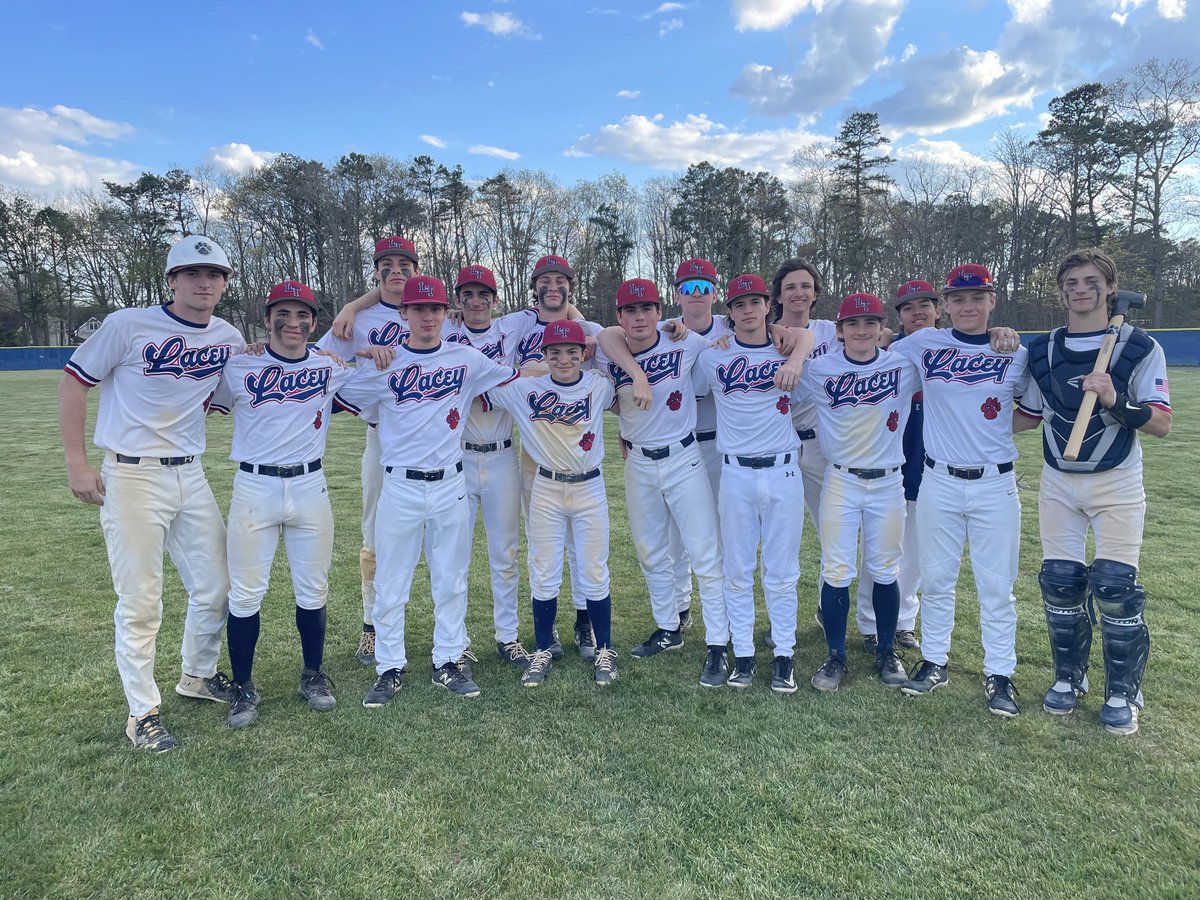 After a 3 game skid, LaceyBoys win 4-2 vs. Pt. Boro 🦁⚾️👊🏽

Notables:
Golini-3.2IP, 2H, 7Ks 
Zech- 3.1IP, 1H, 3Ks
Eckerson- 2/4, 2RBI, 1SB, 1R 
Trangone- 1/2, 1RBI