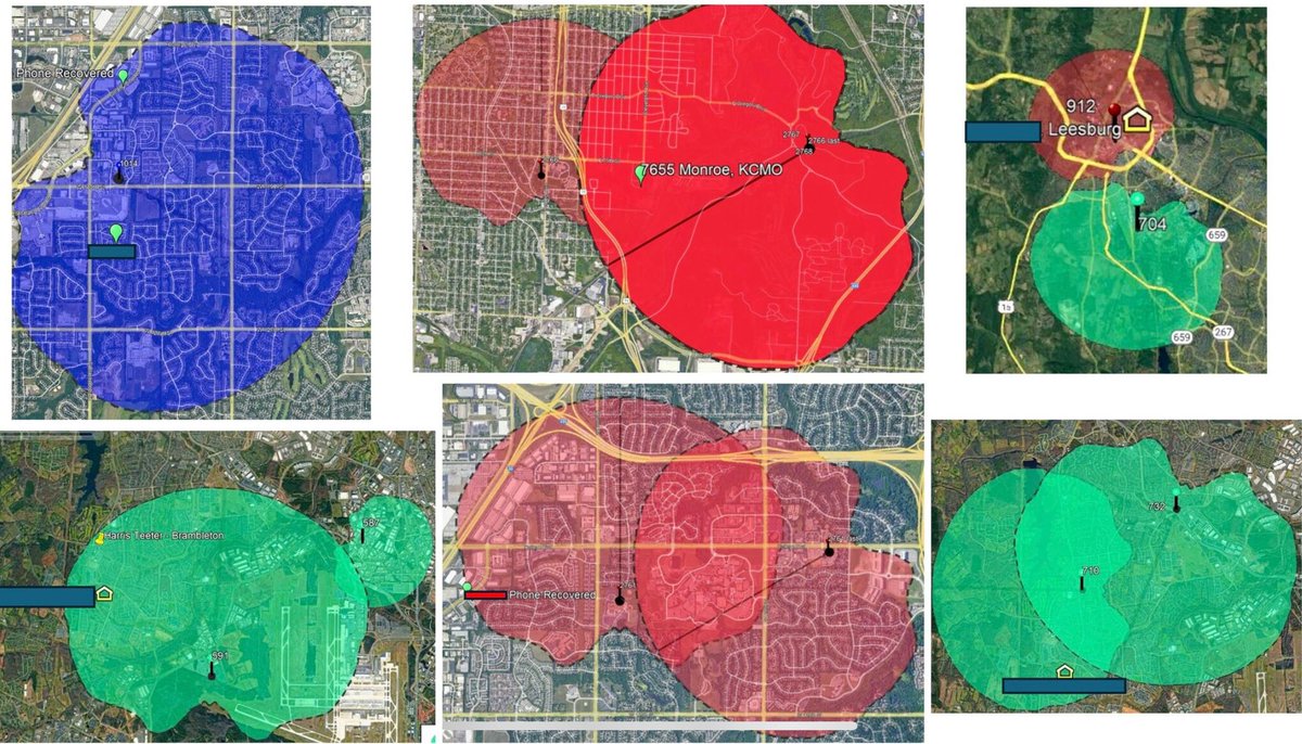 RF “Blobs”: Same shape and/or size, despite multiple devices, networks & geographic locations in ZetX. These are from 3 different cases across the US

Why does ZetX/TRAX insert data not contained in the records?

#DFIR #litigationsupport #criminaljustice #locationdata