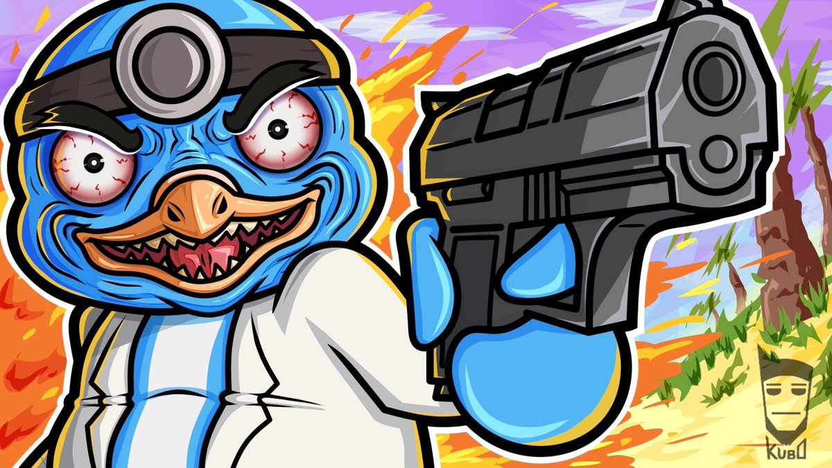 #commission, thumbnail - the greatest penguin heist of all time ✏️🐧

#digitaldrawing #infinitepainter #KuboArt #cursed #fatmemegod