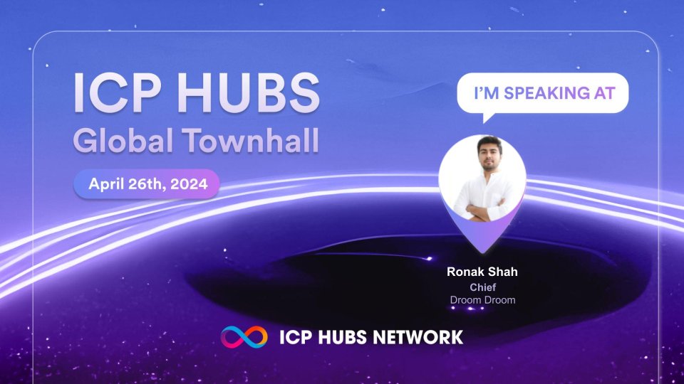 Ronak Shah /dd (@0xronak) on Twitter photo Join me virtually! I'm speaking this Friday at the <a href="/ICPHUBS/">ICP HUBS NETWORK</a> Global Townhall!
π THIS FRIDAY April 26 π
π All day long! My slot is 5-7pm ET β°
π Register at lu.ma/icp-global-towβ¦ π
π Let's go π¨π¦πΊπΈ <a href="/icphub_CA/">ICP HUB Canada & US</a>
#ICP #dfinity <a href="/dfinity/">DFINITY Foundation</a> Join me virtually! I'm speaking this Friday at the <a href="/ICPHUBS/">ICP HUBS NETWORK</a> Global Townhall!
π THIS FRIDAY April 26 π
π All day long! My slot is 5-7pm ET β°
π Register at lu.ma/icp-global-towβ¦ π
π Let's go π¨π¦πΊπΈ <a href="/icphub_CA/">ICP HUB Canada & US</a>
#ICP #dfinity <a href="/dfinity/">DFINITY Foundation</a>