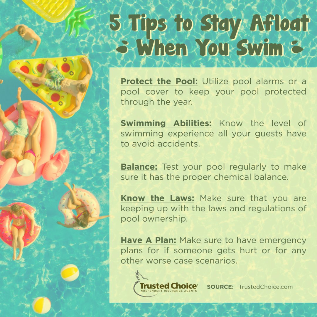 lambertagents's tweet image. Keep it cool 😎 all summer by following these pool tips! 

#summer #splishsplash #homeownerinsurance #hothotsummer #callmealabama