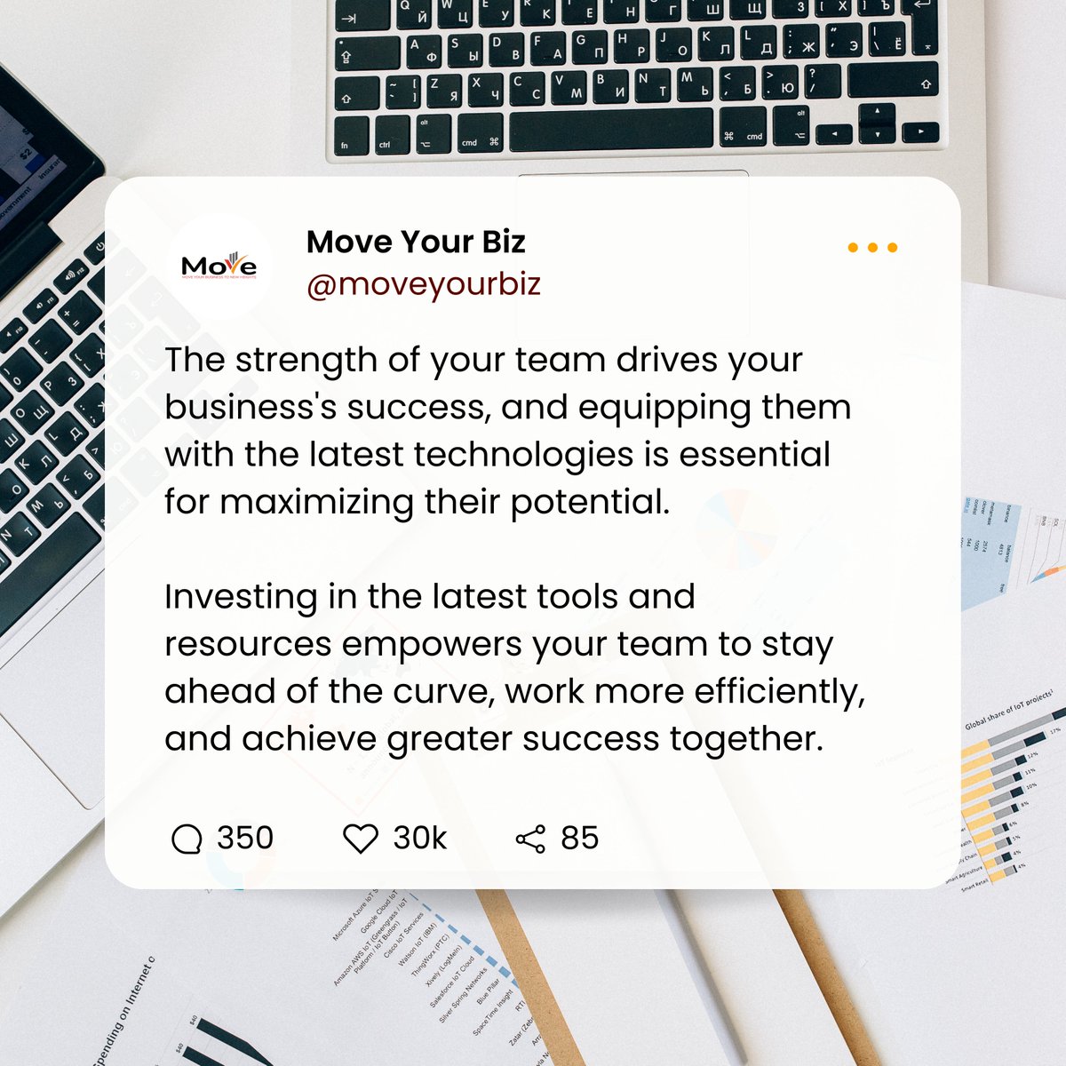 Let's challenge the misconception that remote work hampers productivity. Remote teams thrive with fewer distractions and personalized work environments.

Book a discovery call today!

🔗: moveyourbiz.com/contact/

#RemoteWork #Productivity #RemoteTeams