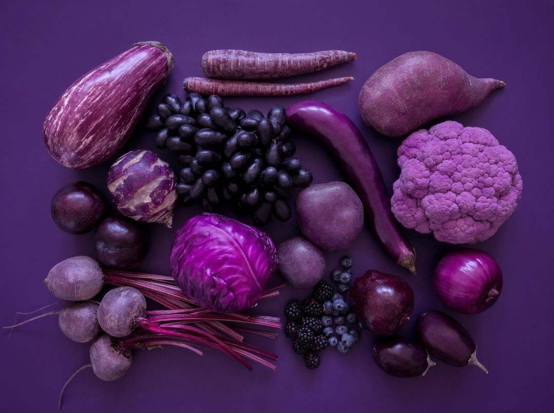 Purple foods contain anthocyanins, which are #antioxidants that help repair cellular damage and may help to ward off heart conditions and neurological conditions. #nutrition #health