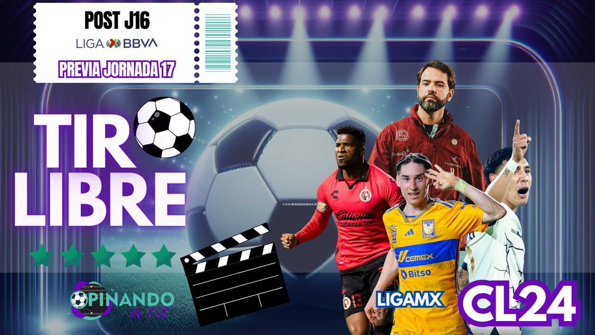 letizziagZ's tweet image. Miércoles de #TiroLibre
⏰ 20 hrs. 
Solo por @colaboradorasop 

No se lo pierdan!! Se nos va el torneo regular de la #LigaBBVAMX 

⚽️ Los leo más tarde 😉