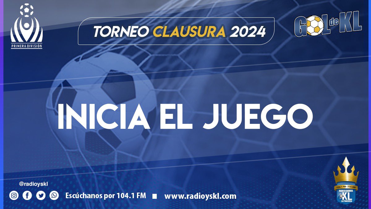 ⏱

#Jocoro 0-0 #CDÁguila 

#LaPrimera 

Señal #YSKL #1041FM #unicaesradio