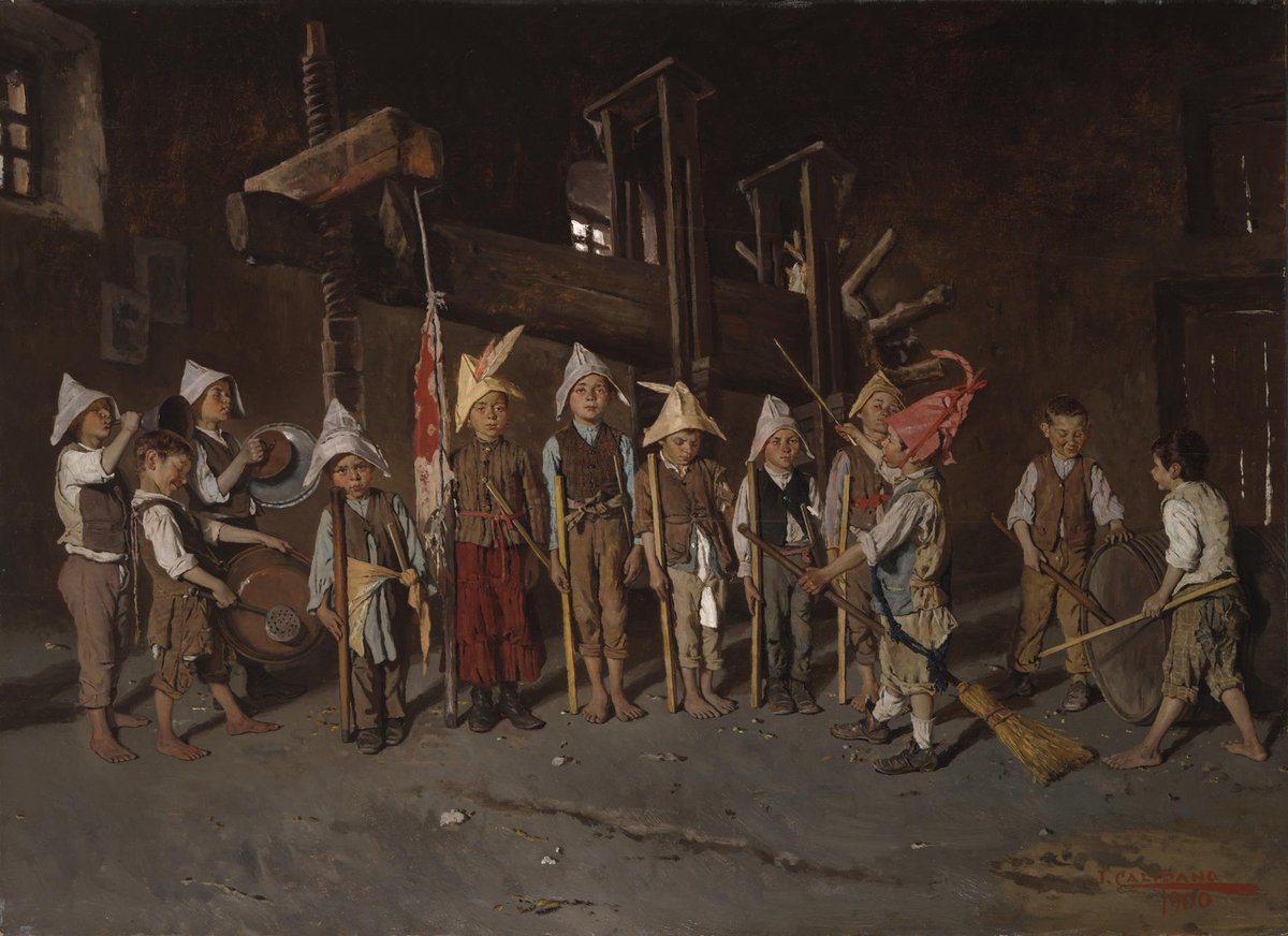 Independence Day, John Califano 
(American, 1864–1946)
1900
Oil on wood panel
