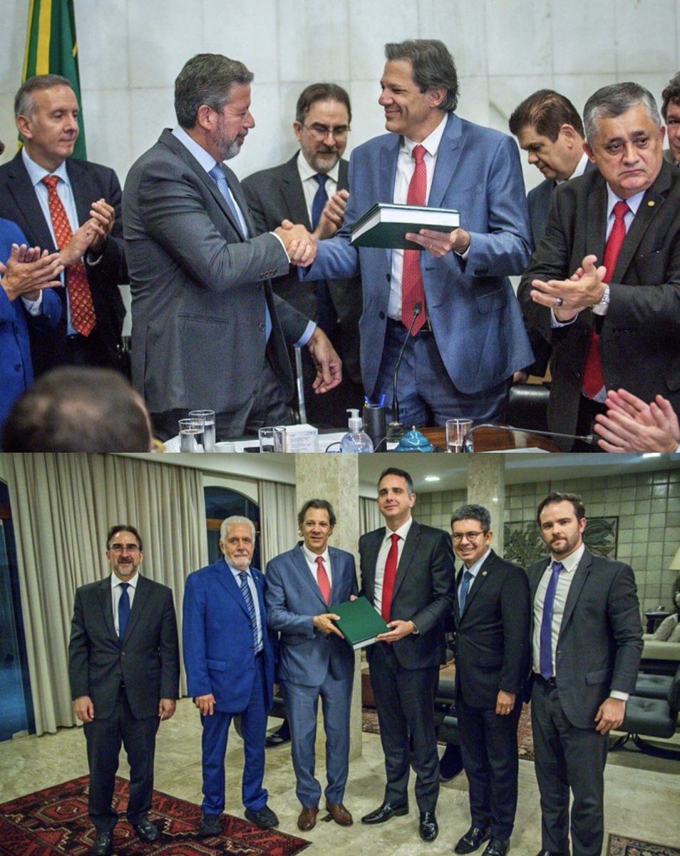 A entrega do texto da regulamentação da Reforma Tributária é um grande passo e uma vitória para todo o povo brasileiro.  

Agradeço o empenho dos presidentes da Câmara e do Senado por esse avanço sem precedentes rumo ao crescimento econômico sustentável com justiça social.
📷