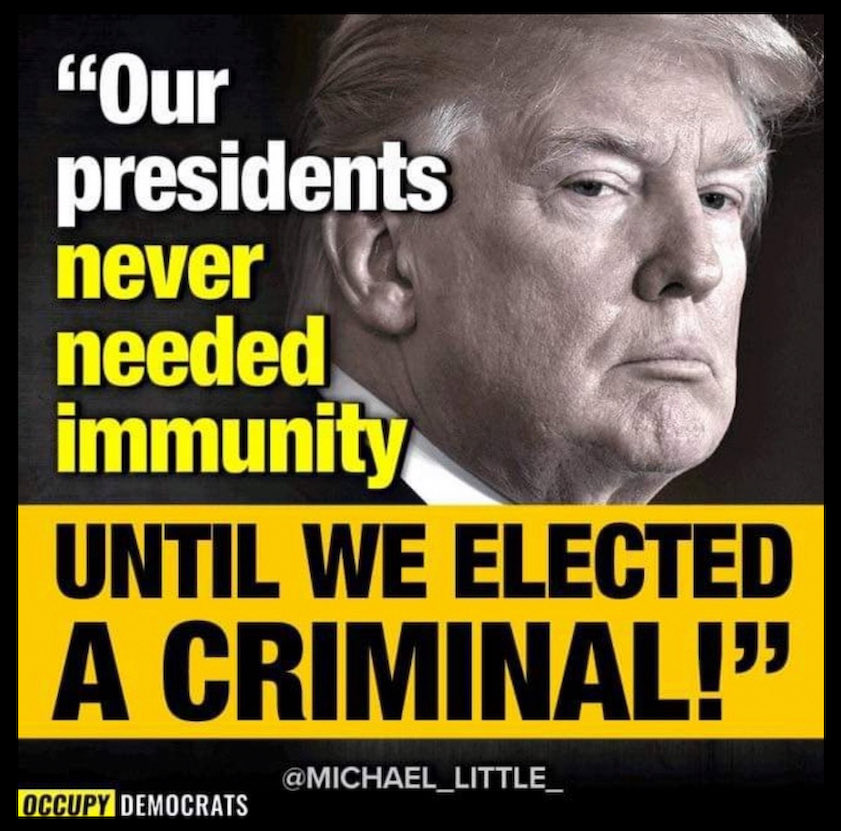 YOU don't need immunity if no crime has been committed, is that right?