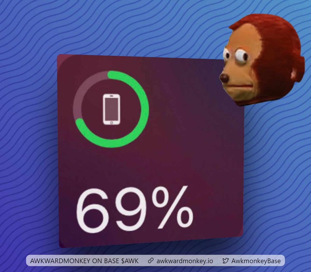 AwkmonkeyBase's tweet photo. Just checking my phone  

Sings are everywhere 

#awk #meme #base #coinbase #basechain https://t.co/WZnu0ofghR