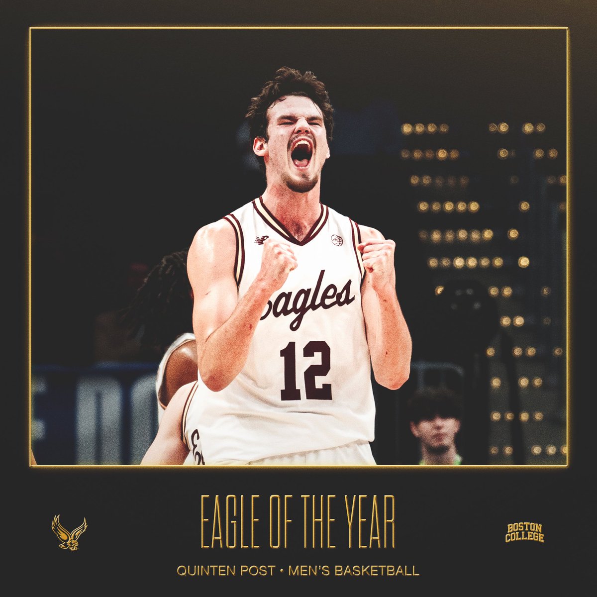 Your 2024 Men’s Eagle of the Year is… Quinten Post of @BCMBB 🏆