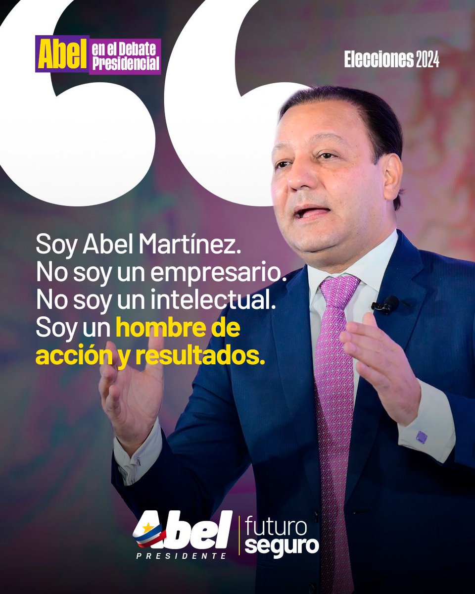 #AbelMartínez | Soy un hombre acción y resultados. #AbelDebateANJE