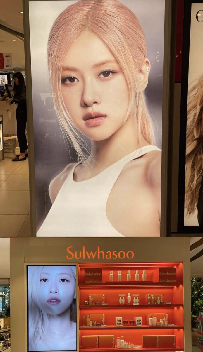 ROSÉ and Sulwhasoo at Changi Airport T1❤️ #ROSÉ #로제