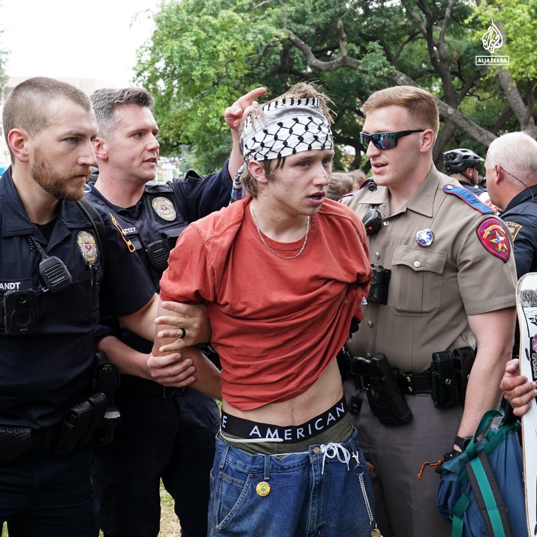 Americans are being arrested right now for criticizing Israel.