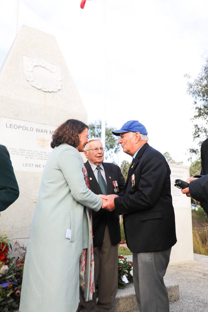 Every Anzac Day, we honour all who have served in our name, and all who serve today. I was honoured to lay a wreath at the Leopold War Memorial today on behalf of our Corangamite community. Lest we forget.