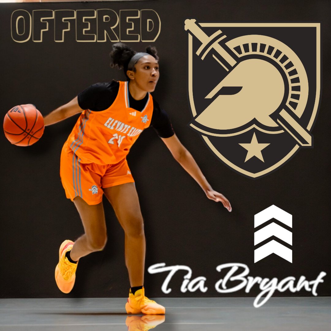 Congrats to 2026 @IamtheTiaBryant on picking up an offer from @ArmyWP_WBB today! #3SSB #EYG⏫️