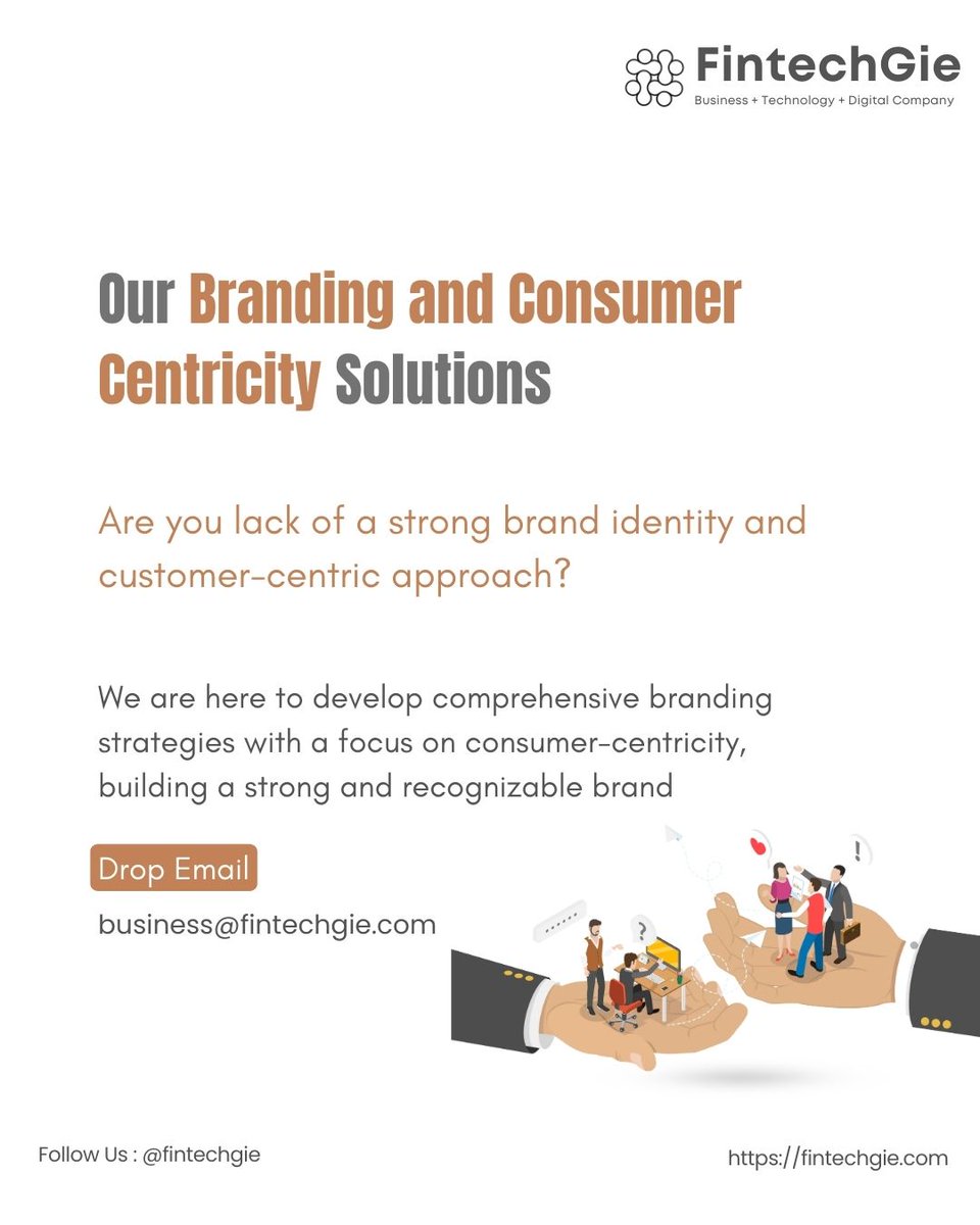 Feeling forgotten?   Fintech Giant crafts impactful #Branding strategies that put the CUSTOMER FIRST!  Build a loyal following. Let's chat: business@fintechgie.com #ConsumerCentric #BrandLoyalty