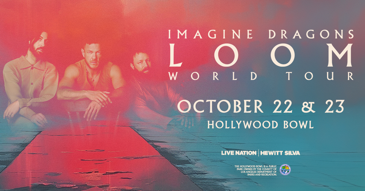.@Imaginedragons announced a 2nd show coming to the @HollywoodBowl on October 23rd! Tickets to both shows on sale Friday at 10am. Listen to KROQ all this week for your chance to win Hollywood Bowl tickets PLUS get on the standby boarding list to see them again in Toronto!