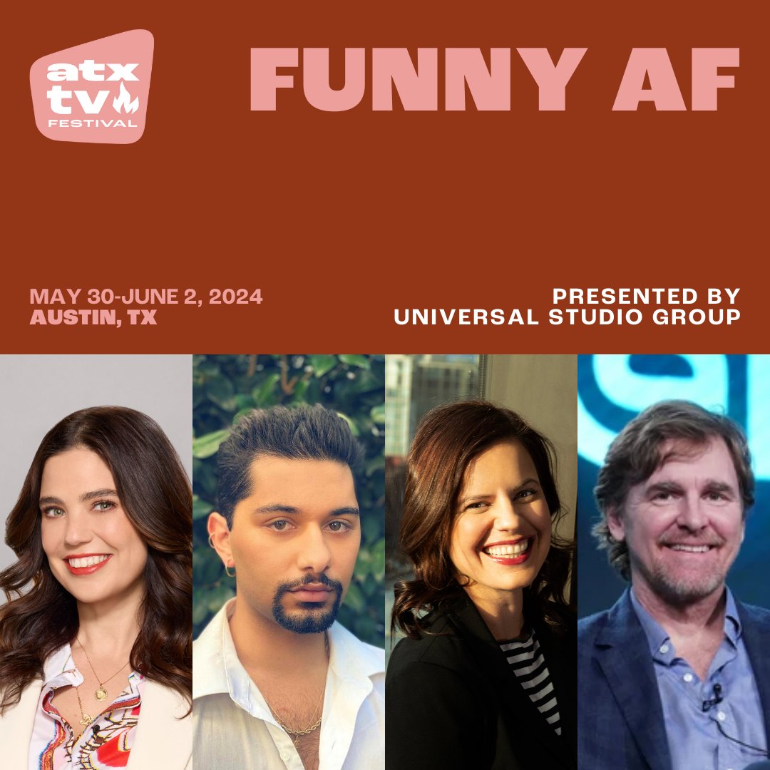 .@universaltv has added a few fan-favorite events to our #ATXTVs13 lineup, including #Hacks #ResidentAlien #QueerStorytelling and the return of #FunnyAF!