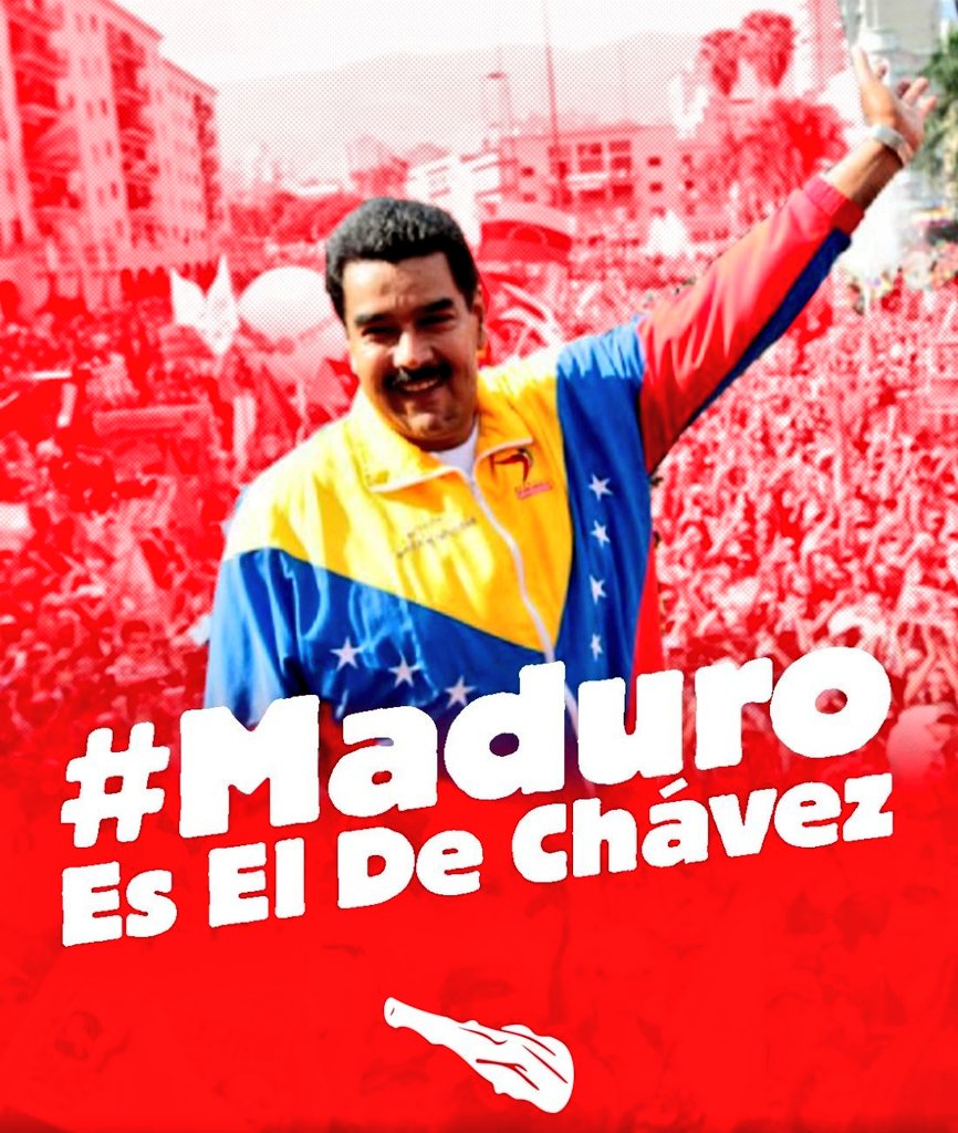 #24Abril Cuando me preguntan... ¿Cuál es mi candidato? Yo respondo inmediatamente @NicolasMaduro #MaduroEsElDeChávez