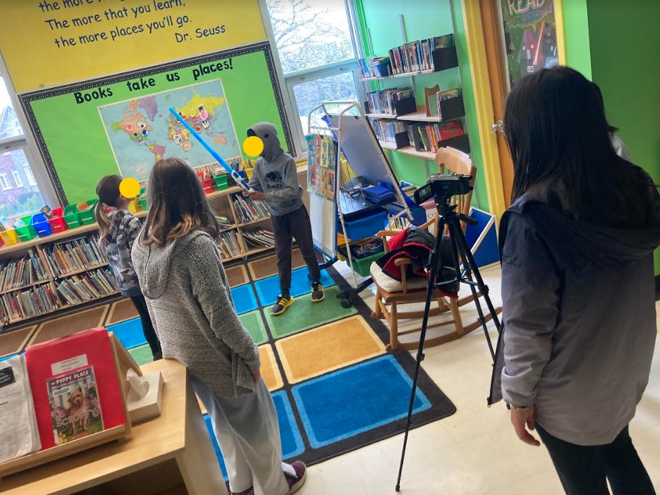 MrsDafos's tweet photo. We had a blast today becoming the tellers of our own stories! Matt from @filmcampinabox shared some of his master filmmaker tips, helping us produce some great short - and very silent - films! https://t.co/8UaHdCWDmp