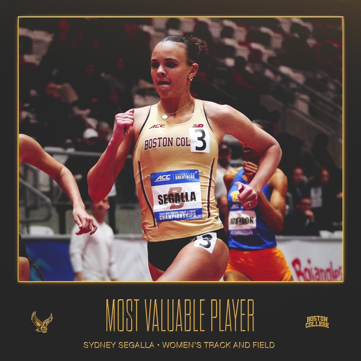 The Women’s MVP Award goes to… Sydney Segalla of @BCXC_TF 🏆