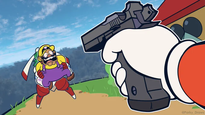 "why did she DETAIN me, until Mario could shoot me with a FIREARM?!" 