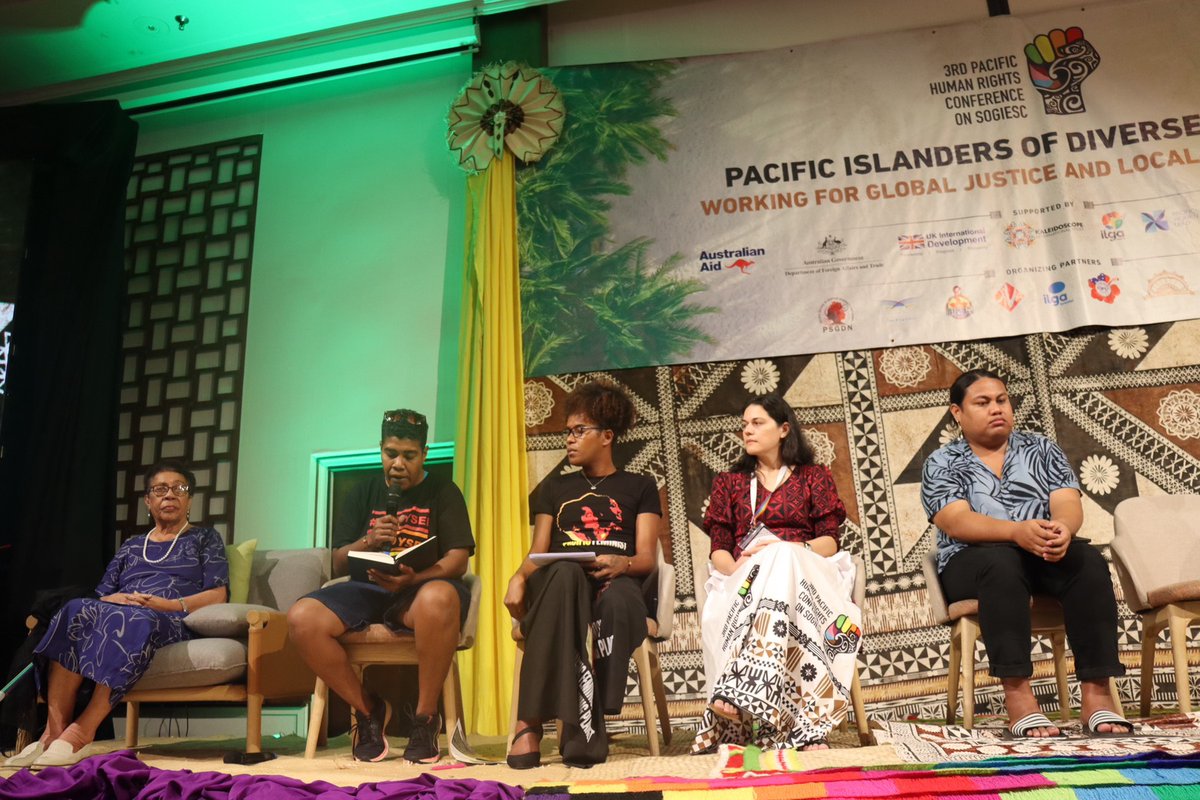 "Empower Pacific feminist movements for lasting change!" Adi Finau Tabakaucoro of the Soqosoqo Vakamarama iTaukei highlights the importance of supporting sogiesc CSOs through philanthropic funding to drive impactful movements in our communities. #PacificSOGIESC #PHRCSOGIESC2024