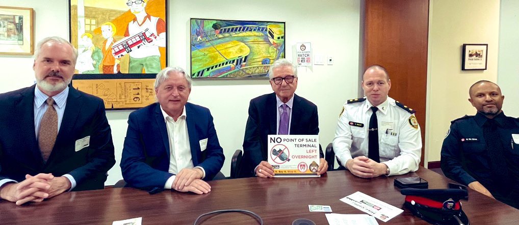 Fortunate to work with Deputy Mayor @MikeColleTo, local BIAs, Business & Technology Leaders to develop #CrimePrevention Initiatives that will make your Neighbourhood safer! @TPS_CPEU @TorontoPolice @cityoftoronto