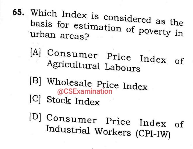 𝗝𝗣𝗦𝗖-𝗣𝗖𝗦 𝗣𝗿𝗲𝗹𝗶𝗺𝘀 𝗘𝘅𝗮𝗺 - 2024

Topic:  Economy / Poverty 

Comment your answer !

#UPSCPrelims2024 #UPSC #uppsc #roaro #mppsc #ukpsc #HPSC #JPSC