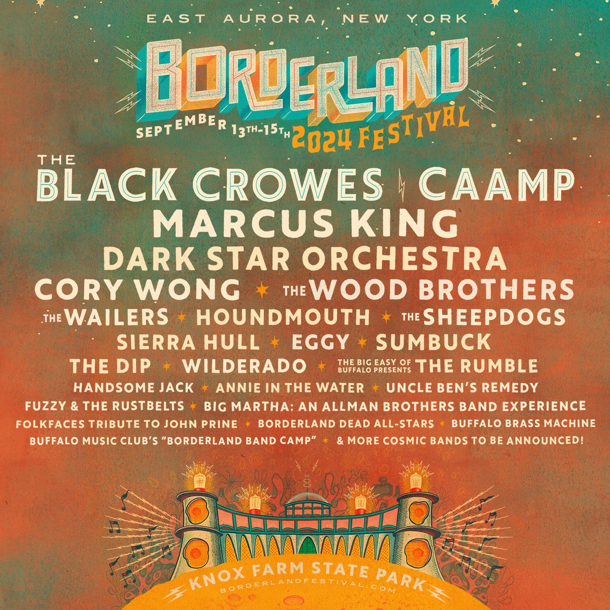 🎶 Exciting News! The Wailers are coming to @borderlandfestival ! 🌟 Join us in East Aurora, New York from September 13-15. Get ready for some Real Roots Rock Reggae! 🎟️ Ticket Sales Alert! 🎟️ Presale: Kick-off is this Friday, April 26th, at 10 AM ET. borderlandfestival.com