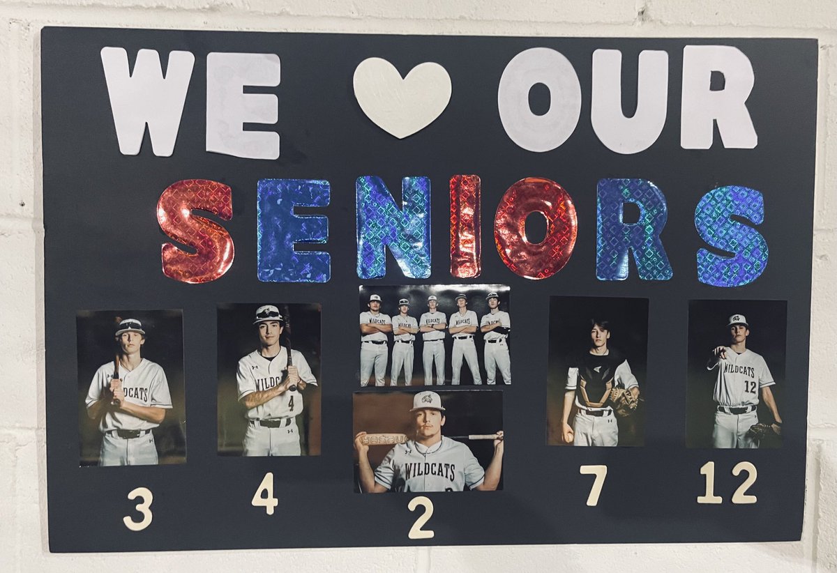 Senior Night ✅ 

Congrats ⁦@CatswithBats13⁩ on a great win tonight vs Berea on Senior Night 15-0! 

⁦@CatswithBats13⁩ will open the postseason as #2 seed in ⁦@SCHSL⁩ district playoffs next Tuesday here at Bill Trouble Field Park! ⚾️💪🏼