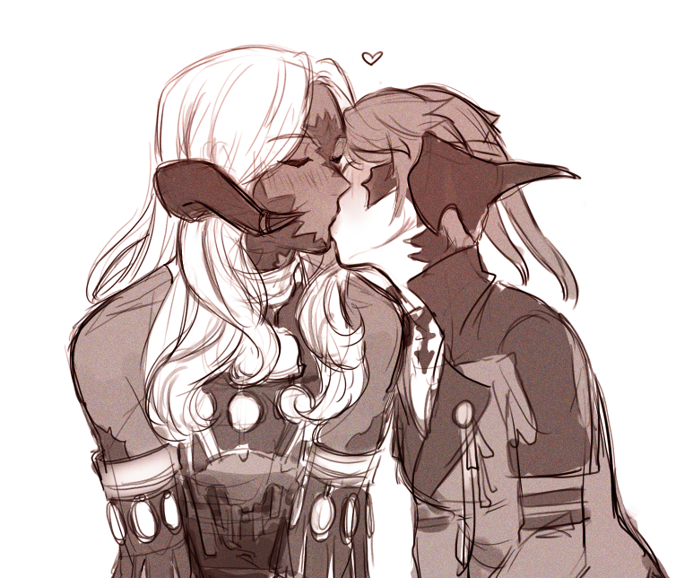 rey_yeet's tweet photo. Instead of studying for finals, i drew sadu/cirina 
#FFXIV https://t.co/VmP8KQ3Oml