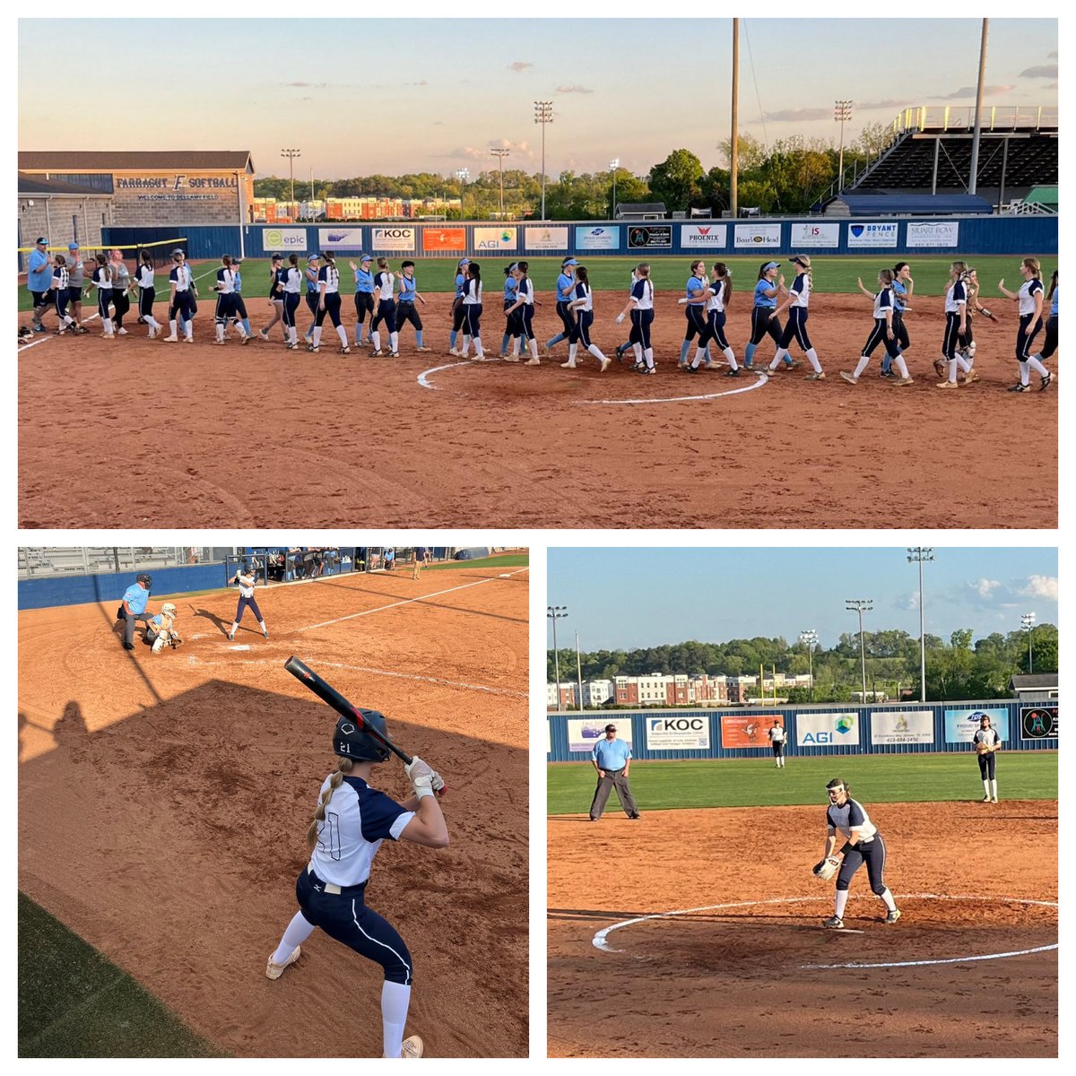 ⚓️🥎 LADY ADMIRALS SOFTBALL UPDATE 🥎⚓️ Final Score FARRAGUT LADY ADMIRALS 14 HARDIN VALLEY 4 Winning Pitcher: HALLIE GRACE JOHNSON ADDISON PRESSLEY- 2 for 3, 3 RBIs HAILEY NICHOLS- 2 for 2, 1 RBI LANEY SHRADER- 2 for 3, 1 RBI HALLIE GRACE JOHNSON- 2 for 3, 1 RBI