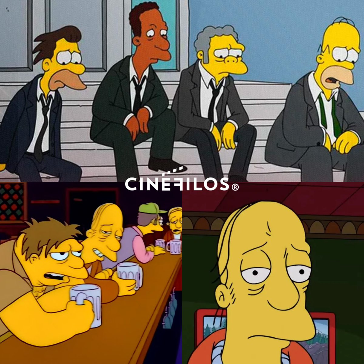 Falleció #LarryDalrymple uno de los personajes secundarios de Los Simpson. El episodio 765 reveló el fallecimiento del personaje que debutó en la temporada 1 hace 35 años.