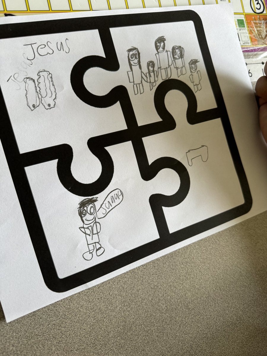 Ask me about the unique parts of me that I put on my puzzle pieces today! As part of #DisabilityAwarenessMonth, we’ve been learning & discussing ways that we’re the same & different & how our differences make us special. Those parts fit together to make us who we are. #RBBisBIA