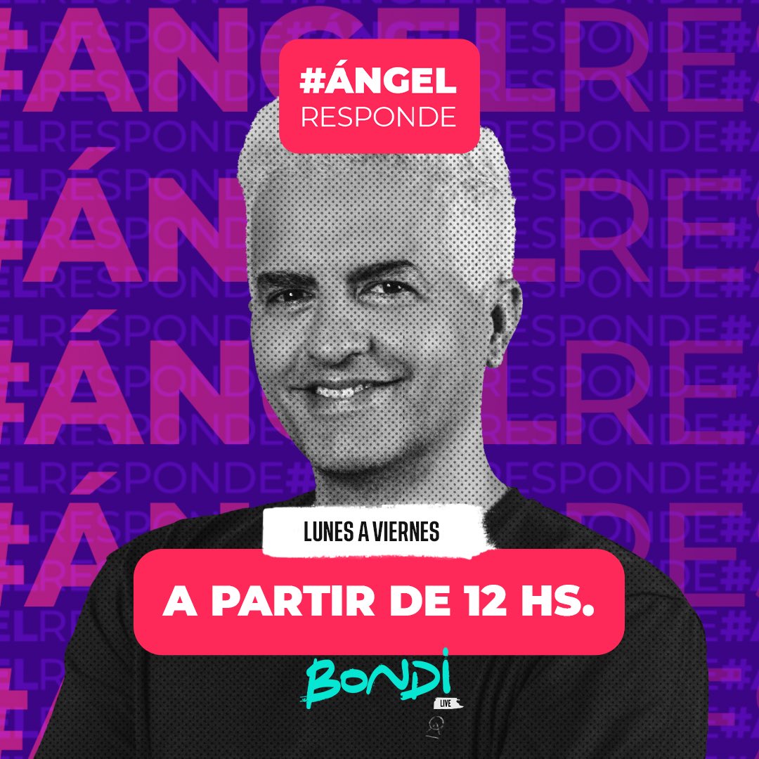 ANGEL RESPONDE 📲😇 Con @AngeldebritoOk @dalmaradona @ivanramirezokk @maipistiner De lunes a viernes desde las 12hs